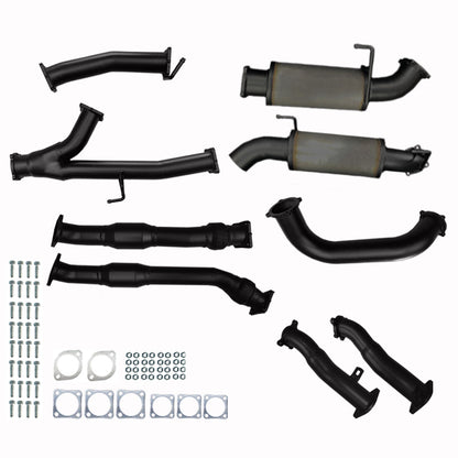 #Black - 409 Stainless Steel, #With Muffler, #With Muffler + With Cats