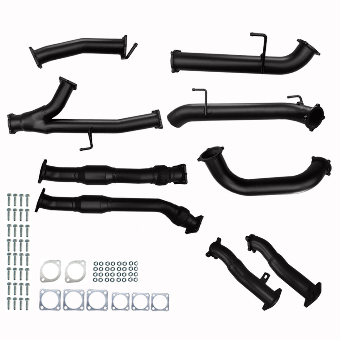 #Black - 409 Stainless Steel, #Pipe Only, #Pipe Only + With Cats