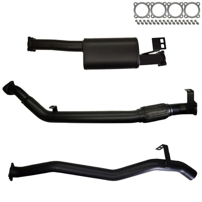 Toyota Landcruiser Exhaust 76 Series Wagon 3" Turbo Back Systems