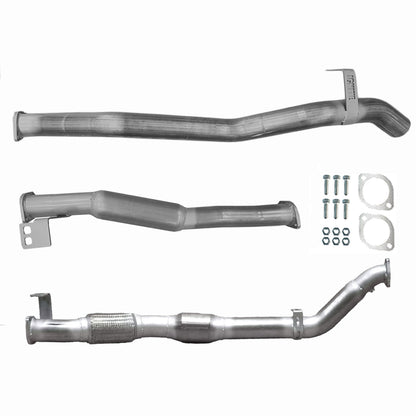 Toyota Landcruiser Exhaust 76 Series Wagon 3" Turbo Back Systems