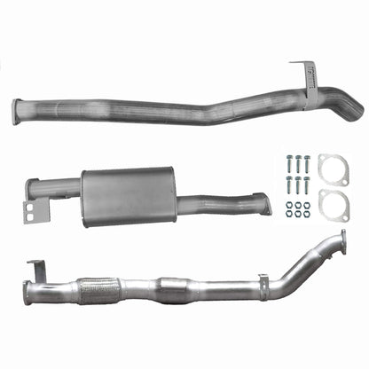 #Raw Aluminised Steel, #With Cat & Muffler