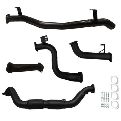 Toyota Landcruiser Exhaust 78 Series Troop Carrier 3" Turbo Back Systems