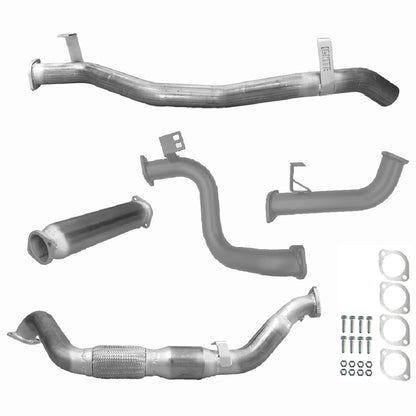 Toyota Landcruiser Exhaust 78 Series Troop Carrier 3" Turbo Back Systems