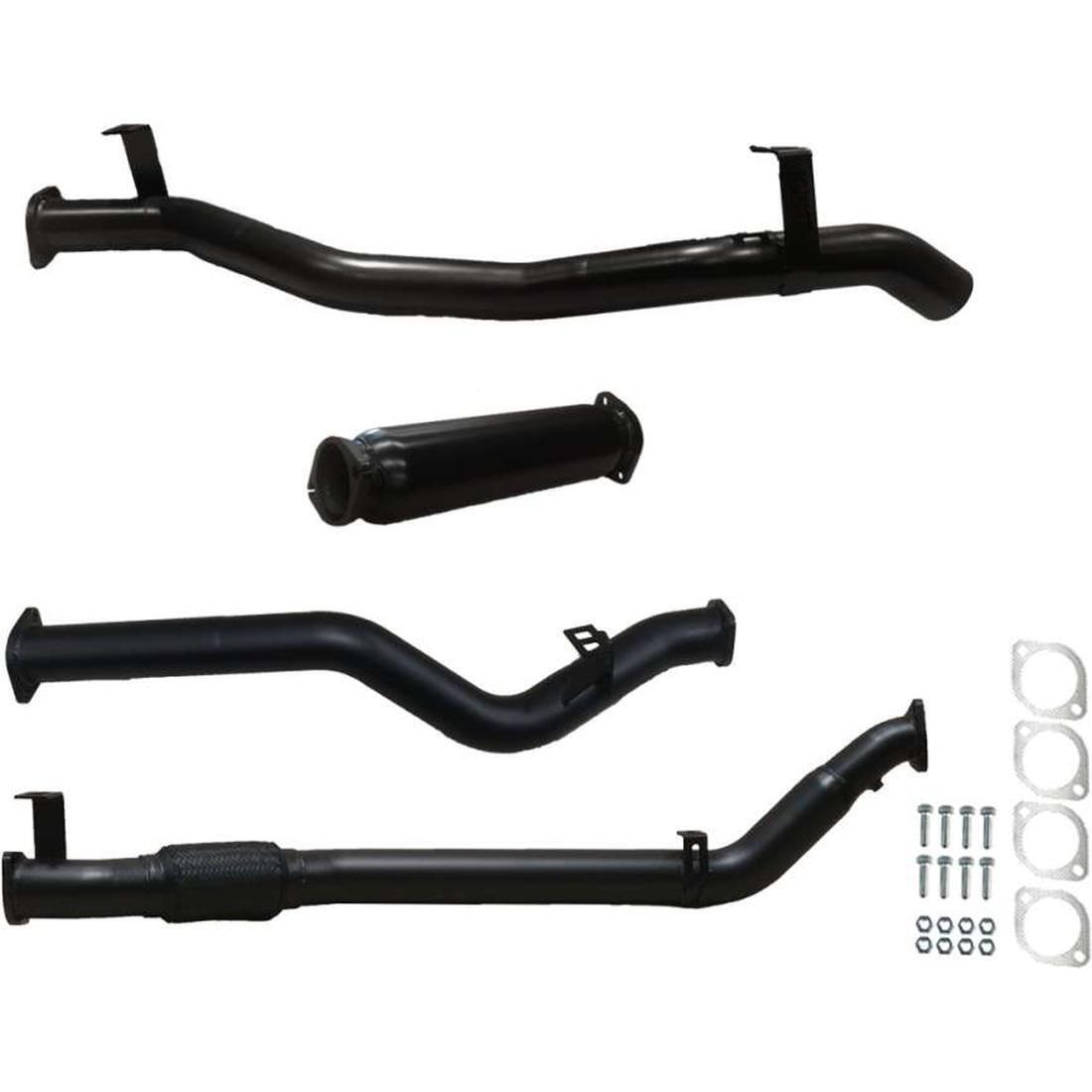 #Black - Aluminised Steel, #3 Inch, #No Cat & Hotdog