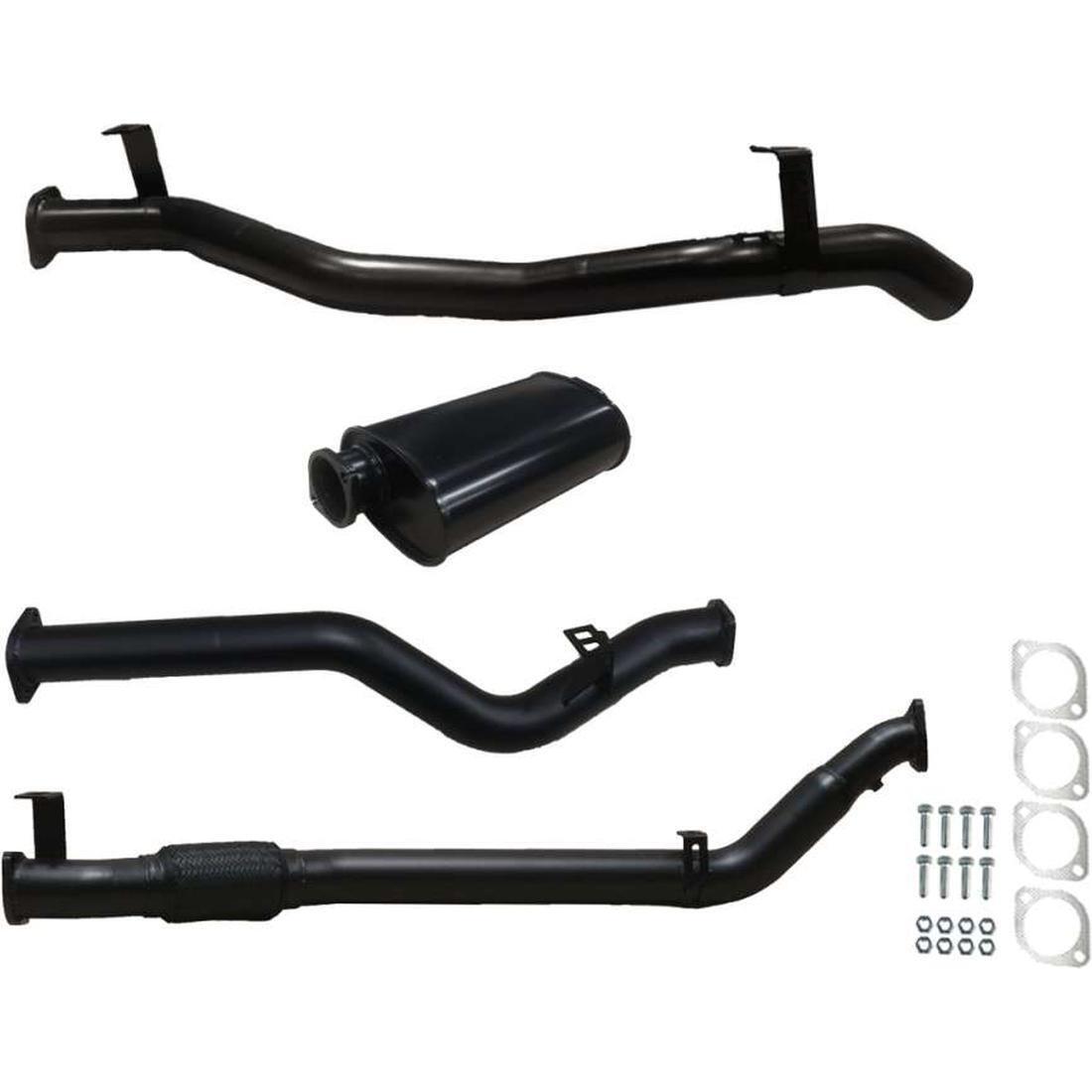 #Black - Aluminised Steel, #3 Inch, #No Cat & Muffler