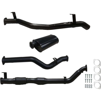#Black - Aluminised Steel, #3 Inch, #With Cat & Muffler
