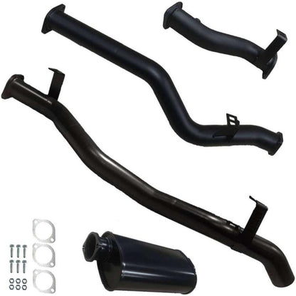 #Black - Aluminised Steel, #Muffler, #3 Inch