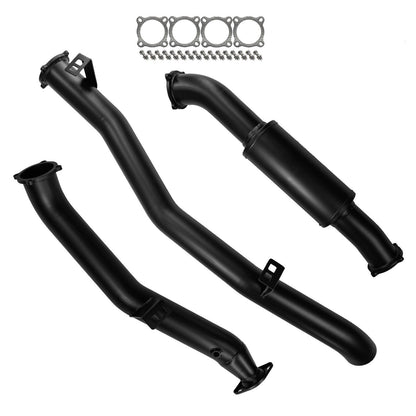 #Black - 409 Stainless Steel, #Muffler, #4 Inch