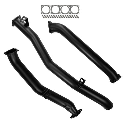#Black - 409 Stainless Steel, #Pipe Only, #4 Inch