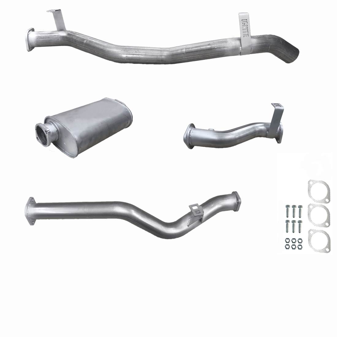 #Raw Aluminised Steel, #Muffler, #3 Inch