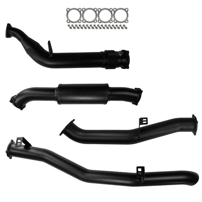 #Black - 409 Stainless Steel, #4 Inch, #No Cat & Muffler