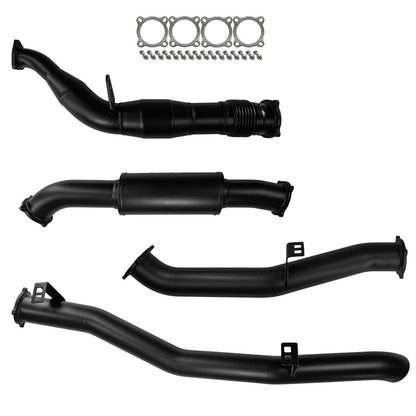 #Black - 409 Stainless Steel, #4 Inch, #With Cat & Muffler