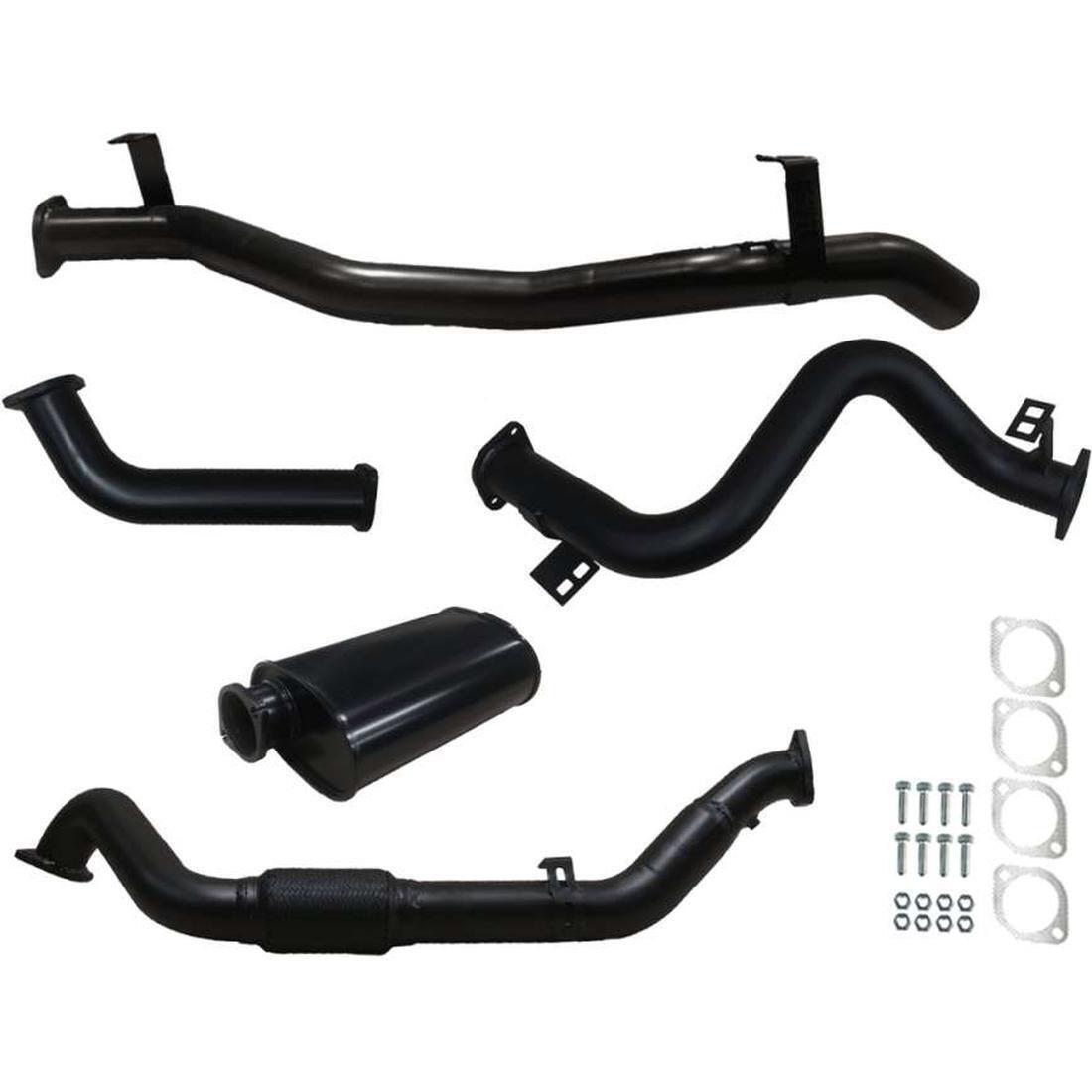 #Black - Aluminised Steel, #No Cat & Muffler