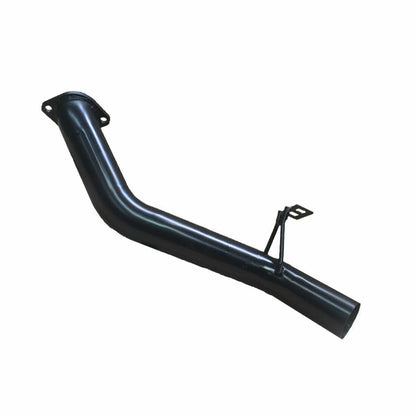 #Black - Aluminised Steel, #No Cat & Pipe Only Side Exit