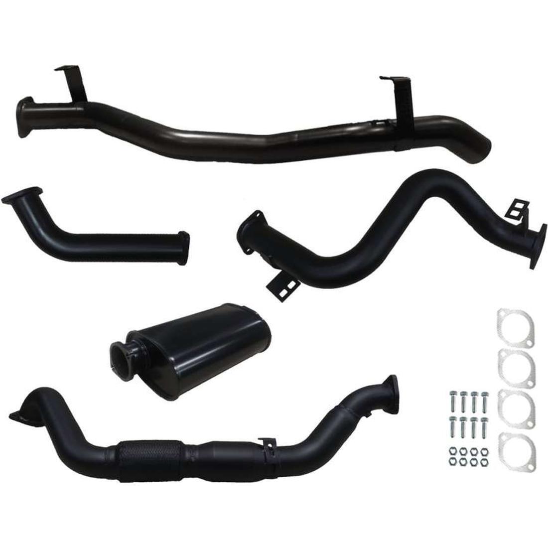 #Black - Aluminised Steel, #With Cat & Muffler