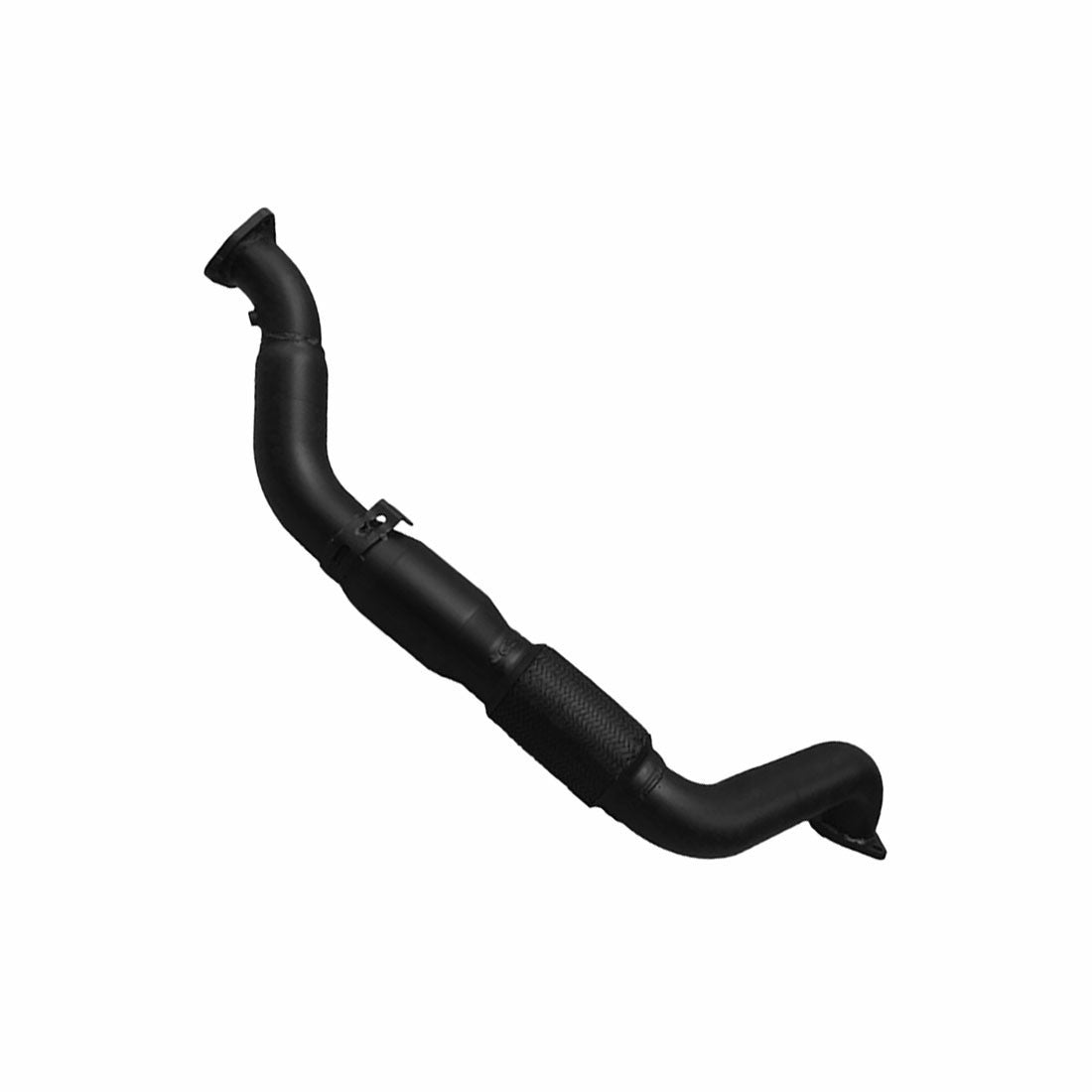 #Black - Aluminised Steel, #With Cat & Pipe Only Side Exit