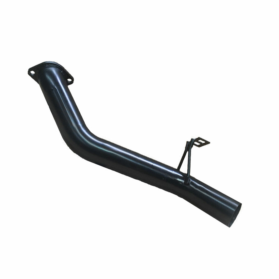 #Black - Aluminised Steel, #With Cat & Pipe Only Side Exit