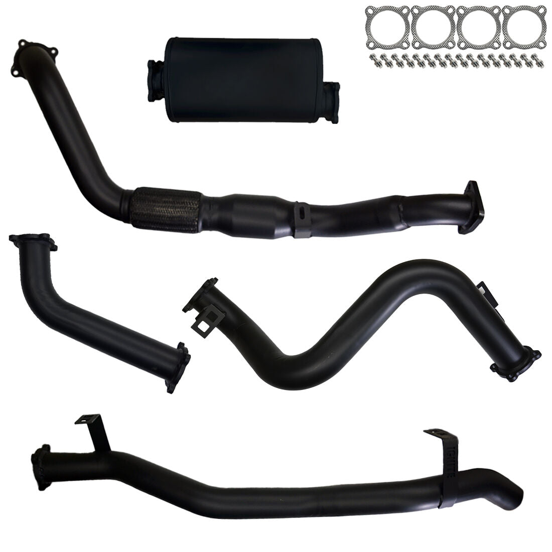 #Black - 409 Stainless Steel, #With Cat & Muffler