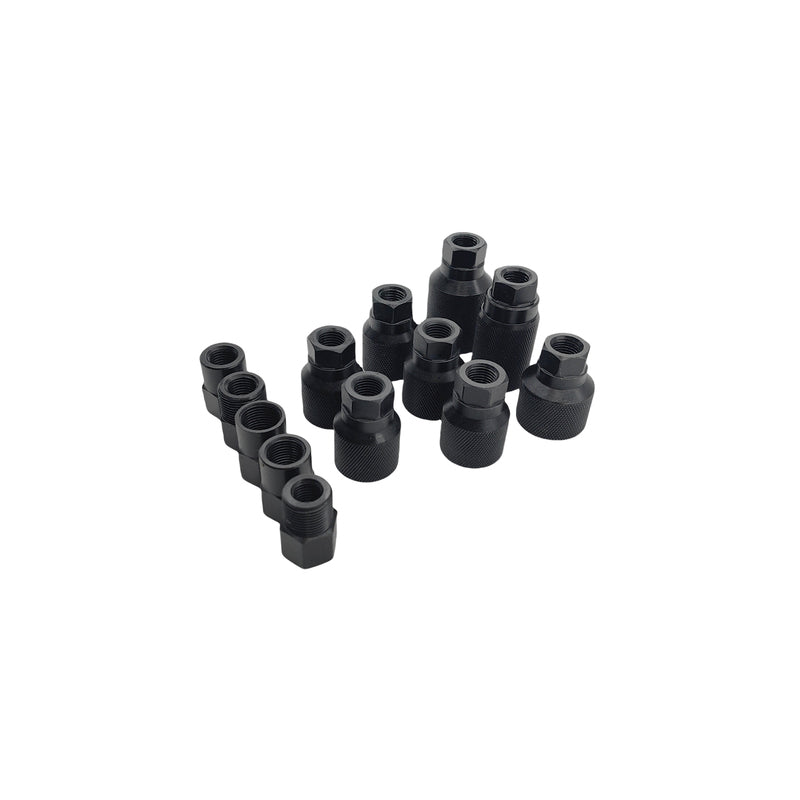 Pneumatic Injector Puller Diesel Injector Extractor Tool Kit With 19 Adapters