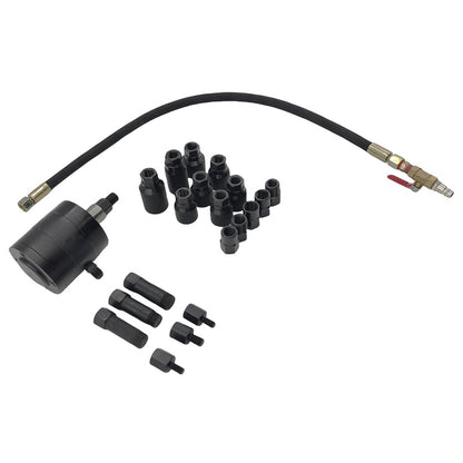Pneumatic Injector Puller Diesel Injector Extractor Tool Kit With 19 Adapters