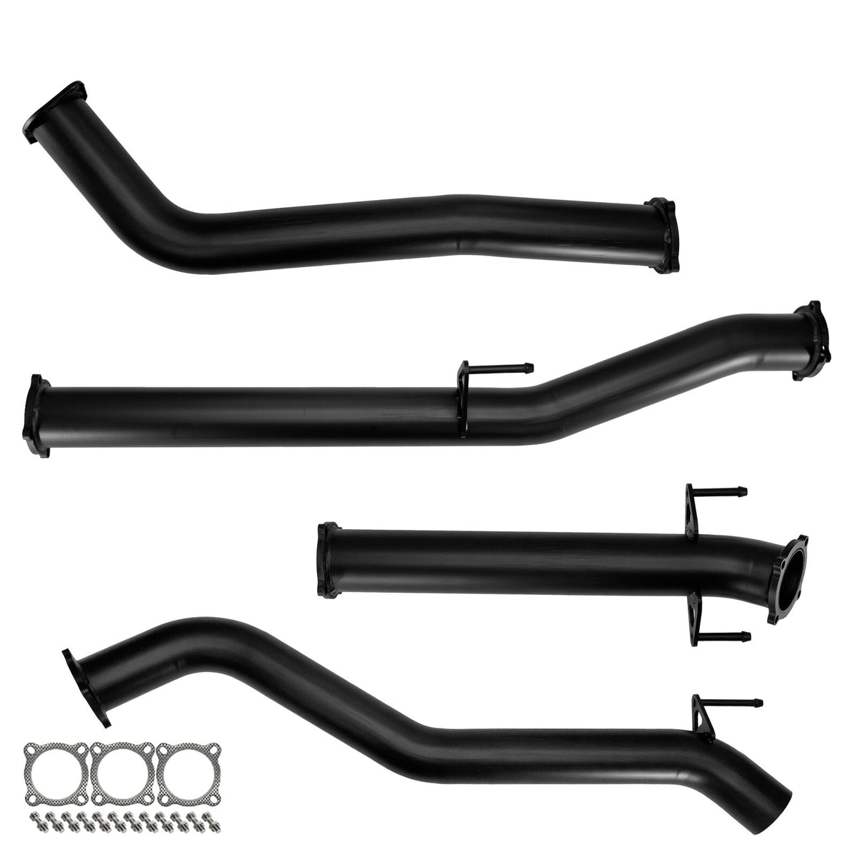 #Black - 409 Stainless Steel, #Pipe Only, #3.5 Inch