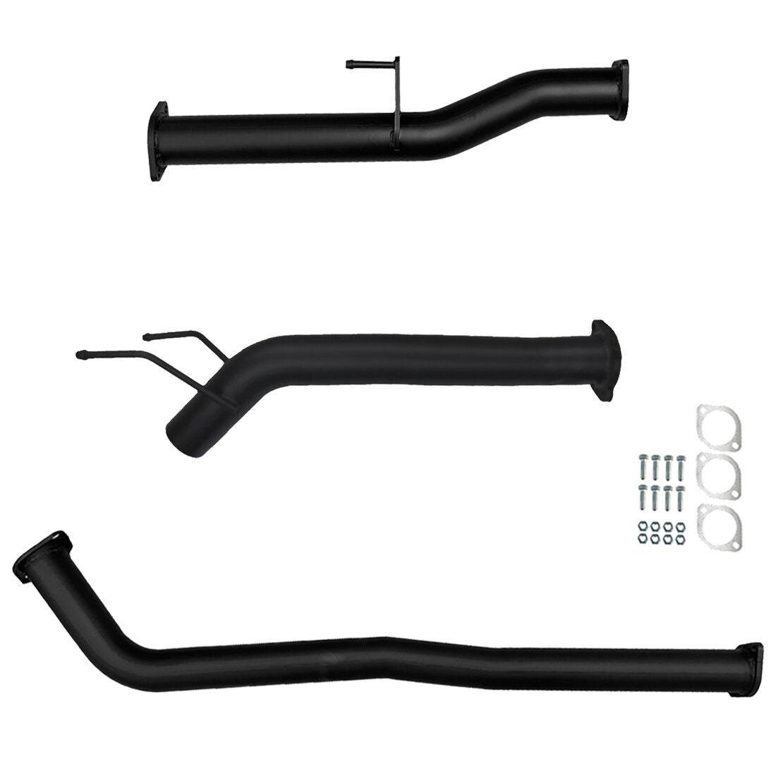 #Black - Aluminised Steel, #With Diff Dump Only, #3 Inch