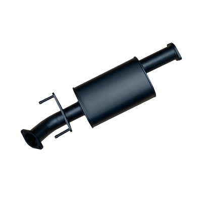 #Black - Aluminised Steel, #Muffler, #3 Inch