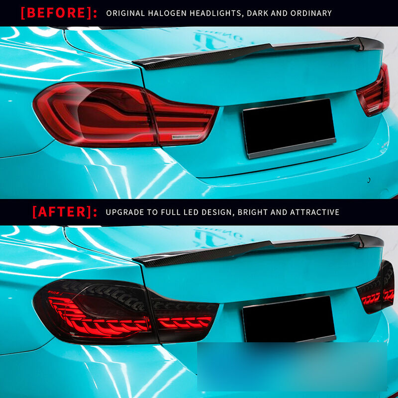 Smoke 3D OLED Sequential Tail Lights Fit For BMW F32 F33 F82 F83 M4 4 Series 2014-2020