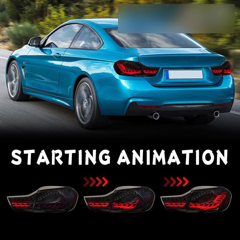 Smoke 3D OLED Sequential Tail Lights Fit For BMW F32 F33 F82 F83 M4 4 Series 2014-2020