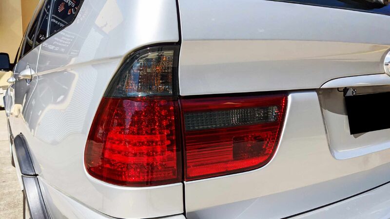 Smoked Red LED Tail Lights Fit For BMW X5 E53 SUV 1998-2002