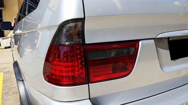 Smoked Red LED Tail Lights Fit For BMW X5 E53 SUV 1998-2002