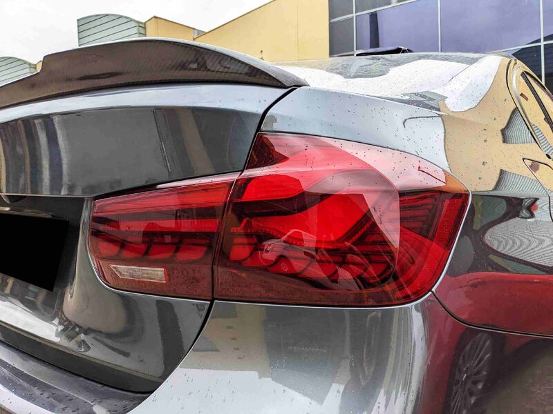 Clear Red 3D OLED Sequential Tail Lights Fit For BMW F30 F35 F80 M3 2012-2018