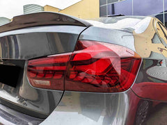 Clear Red 3D OLED Sequential Tail Lights Fit For BMW F30 F35 F80 M3 2012-2018