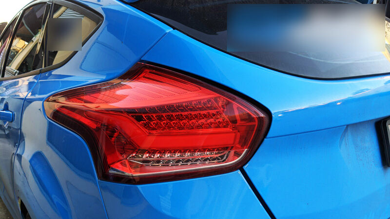 Clear Red Full LED 3D Light Bar Tail Lights Fit For Ford Focus LZ 2015-2018