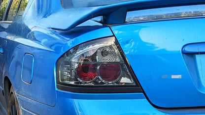 Smoked Black Tail Lights Fit For Ford Falcon FPV Fairmont BA BF XR6 XR8 Sedan 2002-2007