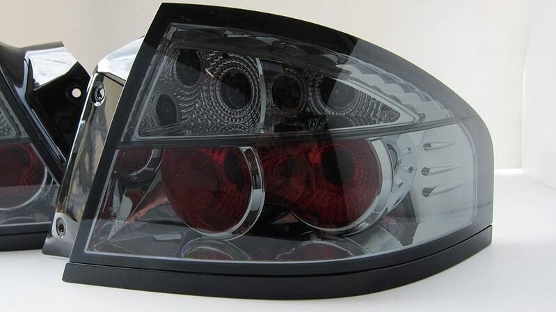 Smoked Black Tail Lights Fit For Ford Falcon FPV Fairmont BA BF XR6 XR8 Sedan 2002-2007