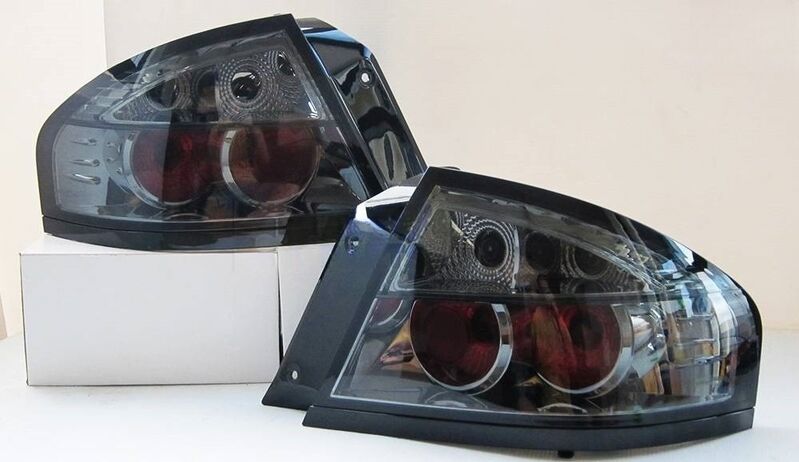 Smoked Black Tail Lights Fit For Ford Falcon FPV Fairmont BA BF XR6 XR8 Sedan 2002-2007