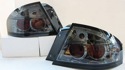 Smoked Black Tail Lights Fit For Ford Falcon FPV Fairmont BA BF XR6 XR8 Sedan 2002-2007