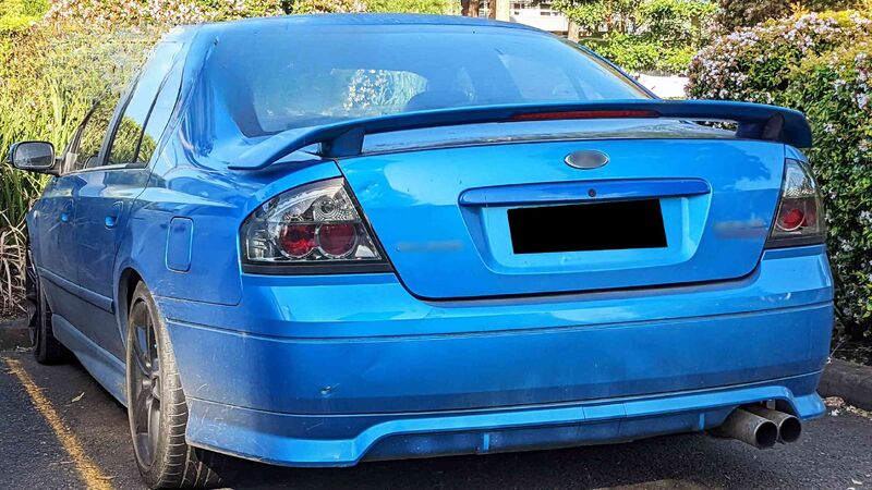 Smoked Black Tail Lights Fit For Ford Falcon FPV Fairmont BA BF XR6 XR8 Sedan 2002-2007