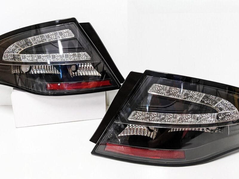 Black LED Tail Lights Fit For Ford Falcon FPV FG Sedan G6E Turbo XT XR6 XR8 2008-2014