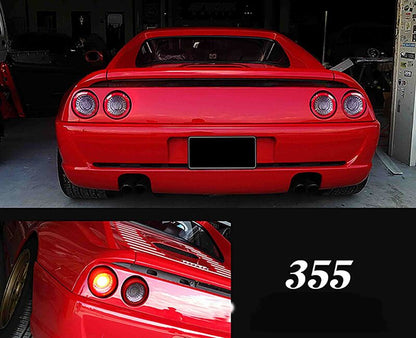 3D Clear Red Full LED Tail Lights Fit For Ferrari 360 Modena 512 F355 550 575M F50 1999-2005