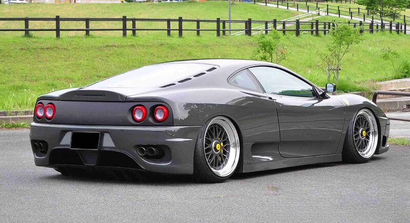 3D Clear Red Full LED Tail Lights Fit For Ferrari 360 Modena 512 F355 550 575M F50 1999-2005