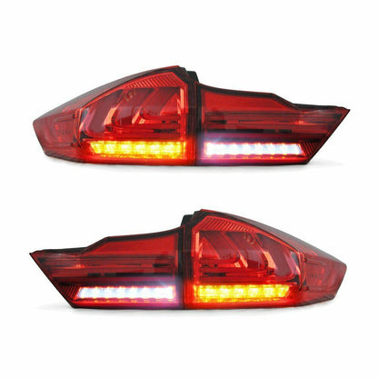 LED Rear Lamp Suit For Honda City 2014-2017 Tail Light Set