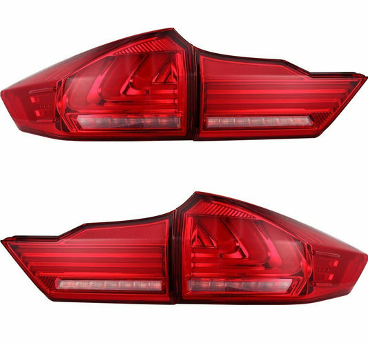 LED Rear Lamp Suit For Honda City 2014-2017 Tail Light Set