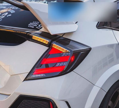 Mugen Style Clear LED Tail Lights Fit For Honda Civic FK7 Type R FK8 2016-2021