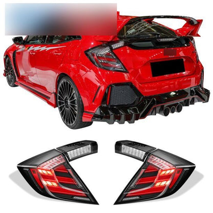 Mugen Style Clear LED Tail Lights Fit For Honda Civic FK7 Type R FK8 2016-2021