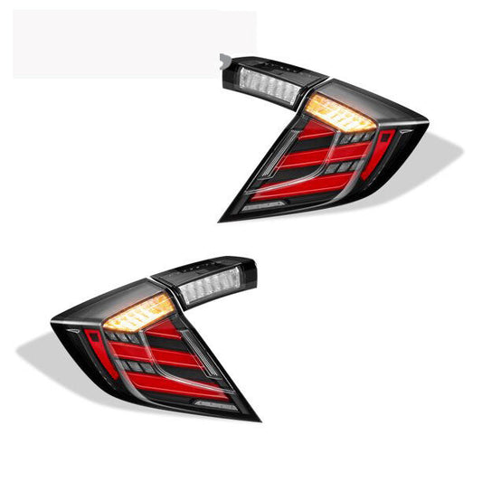 Mugen Style Clear LED Tail Lights Fit For Honda Civic FK7 Type R FK8 2016-2021