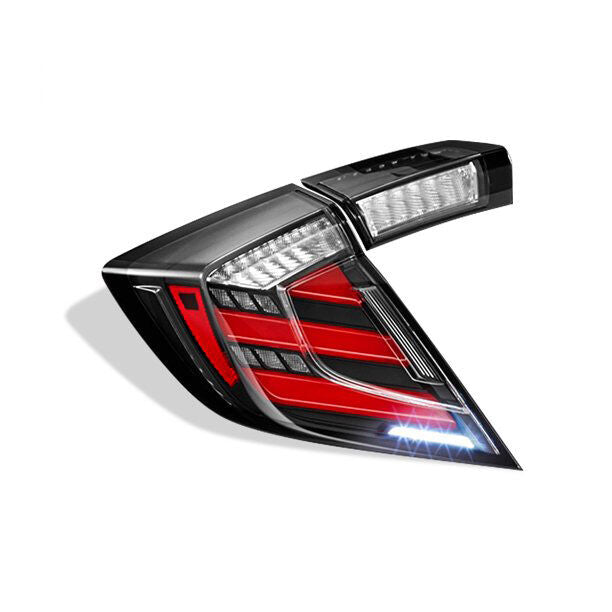 Mugen Style Clear LED Tail Lights Fit For Honda Civic FK7 Type R FK8 2016-2021