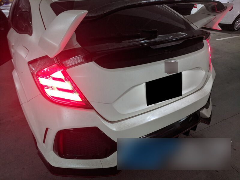 Mugen Style Clear LED Tail Lights Fit For Honda Civic FK7 Type R FK8 2016-2021
