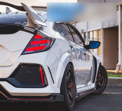 Mugen Style Clear LED Tail Lights Fit For Honda Civic FK7 Type R FK8 2016-2021